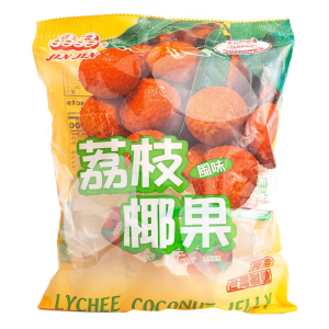 JIN JIN GELATINA SABOR LICHIA C/ COCO 400G