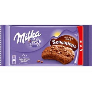 MILKA COOKIE CHOCO SENSATIONS 156G