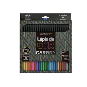 LEO&LEO LAPIS DE COR CARBON 24 CORES 4431