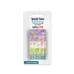 LEO ARTE WASHI TAPE FANTASY 5MX15MM 5UN 79801