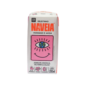 NAVEIA DELEITINHO VEGETAL DE AVEIA MORANGO 200ML