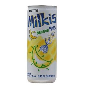 LOTTE REFRESCO MILKIS BANANA (TIPO CALPIS) 250ML