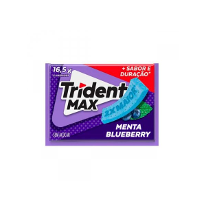 TRIDENT MAX CHICLETE MENTA BLUEBERRY 16,5G
