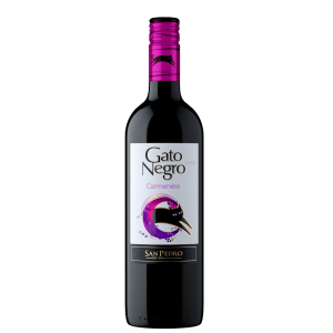 GATO NEGRO VINHO TINTO MEIO SECO CARMENERE 750ML