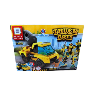 POLIBRINQ BLOCO DE BRINQUEDO TRUCK BOTS BM037