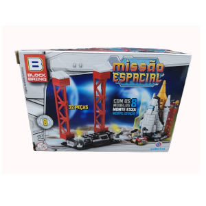 POLIBRINQ BLOCO DE BRINQUEDO MISSAO ESPACIAL BM041