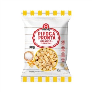 OKOSHI PIPOCA CARAMELO E FLOR DE SAL 50G