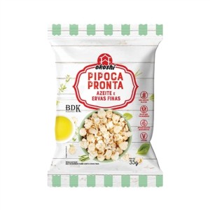 OKOSHI PIPOCA AZEITE E ERVAS FINAS 35G