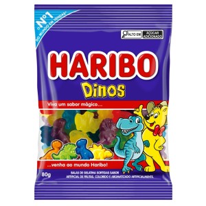 HARIBO BALA GEL DINOS 80G