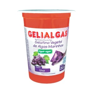 GELATINA DE ALGAS SABOR UVA 210G GELIALGAS