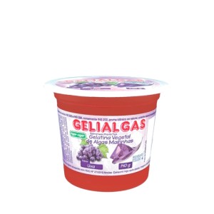 GELATINA DE ALGAS SABOR UVA 140G GELIALGAS