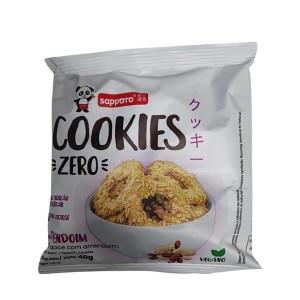 SAPPORO COOKIES C/ AMENDOIM ZERO 40G