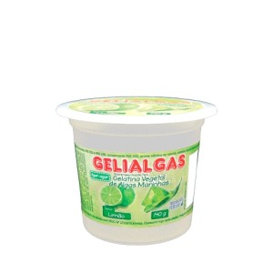 GELATINA DE ALGAS SABOR LIMÃO 140G GELIALGAS