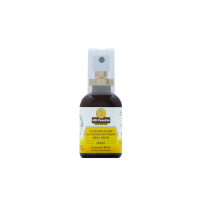MN COMPOSTO DE MEL E EXTRATO DE PROPOLIS SABOR LIMAO E MENTA 35ML