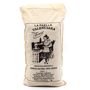 LA PAELLA VALENCIANA ARROZ EXTRA TIPO SENIA 1KG