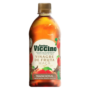 VICCINO VINAGRE MACA C/ ACUCAR MASCAVO 500ML