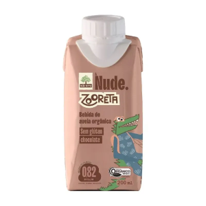NUDE ZOORETA BEBIDA DE AVEIA ORG CHOCOLATE S/G 200ML