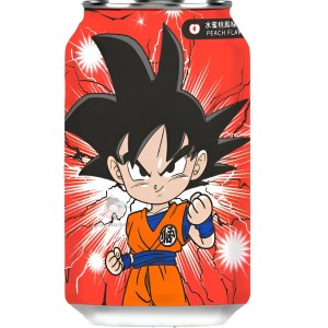 OCEAN BOMB DRAGON BALL GOKU BLACK REFRIGERANTE SABOR PESSEGO 330ML