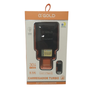 GOLD CARREGADOR PARA CELULAR TURBO CA27-3/USB-C