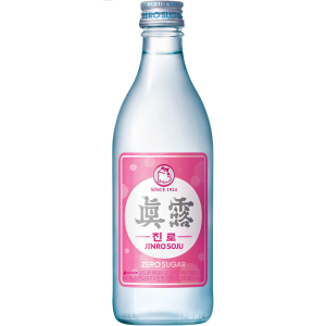 JINRO SOJU IS BACK SEM ACUCAR 360ML