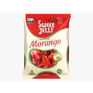 SWEET JELLY BALA ALGAS MARINHAS MORANGO 500G