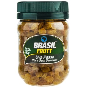 BRASIL FRUTT UVA PASSA CLARA S/SEMENTE POTE 160G