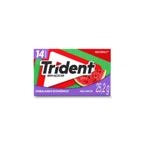 TRIDENT CHICLETE MELANCIA 14S 25,2G