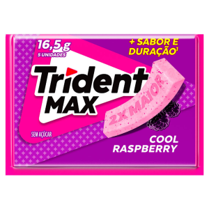 TRIDENT MAX CHICLETE COOL RASPBERRY 16,5G