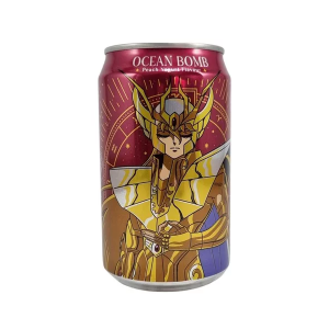 OCEAN BOMB CAVALEIROS DO ZODIACO VIRGEM SODA CALPIS PESSEGO 330ML