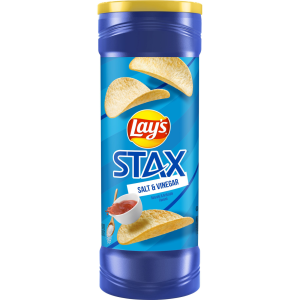 LAYS STAX BATATA SABOR SALT E VINEGAR 155,9G