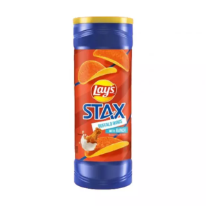 LAYS STAX BATATA SABOR BUFFALO WINGS E RANCH 155,9G