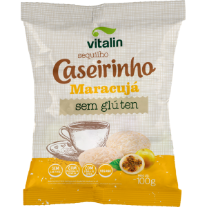VITALIN CASEIRINHO SEQUILHO MARACUJA S/ GLUTEN 100G