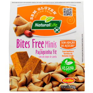KODILAR BITES FREE MINIS SABOR PACOQUINHA 70G