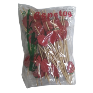 SHIKI ESPETO DECORADO FRUTAS 12CM 50UN JC-38