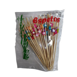 SHIKI ESPETO DECORADO ESTRELA 12CM 50UN JM-256