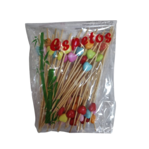 SHIKI ESPETO DECORADO CORACAO COL. 12CM 50UN JM505