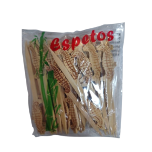 SHIKI ESPETO DECORADO CAVALO MARINHO 9CM 50UN