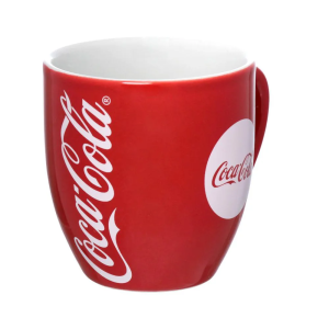HAUSKRAFT CANECA PORCELANA COCA COLA VERMELHA 300ML 029/VM