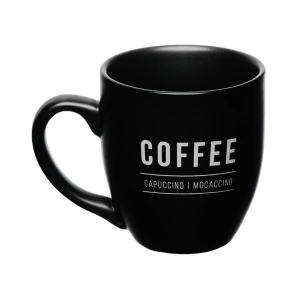 HAUSKRAFT CANECA PORCELANA MANHATTAN PRETA 300ML CANC174/PT