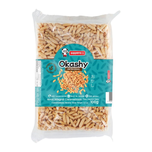 SAPPORO OKASHY ARROZ CARAMELIZADO INTEGRAL 100G