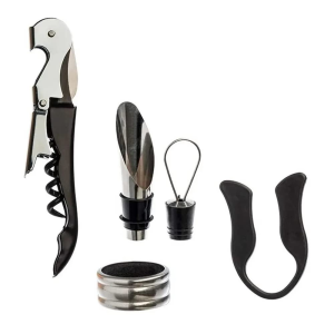 HAUSKRAFT WINE KIT P/ VINHO JG 4PC VIN-007