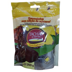 TACHAO BANANINHA SEM ACUCAR 200G
