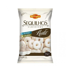 NAZINHA SEQUILHO SABOR NATA SEM GLUTEN 300G