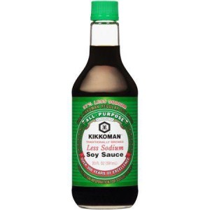 KIKKOMAN SHOYU LESS SODIUM 591ML