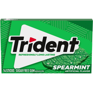 TRIDENT CHICLETE SPEARMINT 26,6G