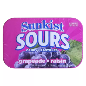 SUNKIST BALA GRAPEADE ZERO ACUCAR 50G
