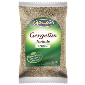 GERGELIM BRANCO TORRADO 500G KENKO