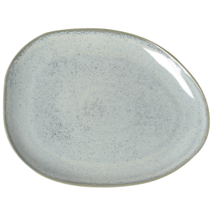 PORTO BRASIL PRATO RASO OVAL ORG GRANITE 31X24X2,5CM