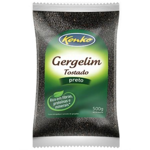GERGELIM PRETO TORRADO 500G KENKO