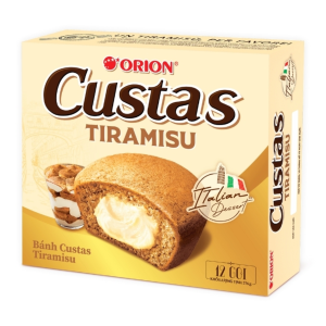 ORION CUSTARD TIRAMISU CAKE 12UN 276G